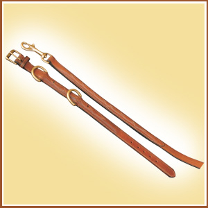 Dog Collar With Raised Fancy Stitched