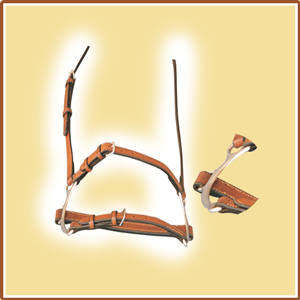 Plain Liver Noseband