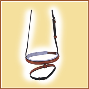 Noseband Raised Padded With flash attachment