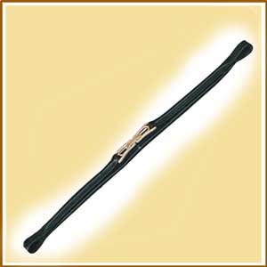Raised Dogs Collar, & Lead with Gold rice clincher